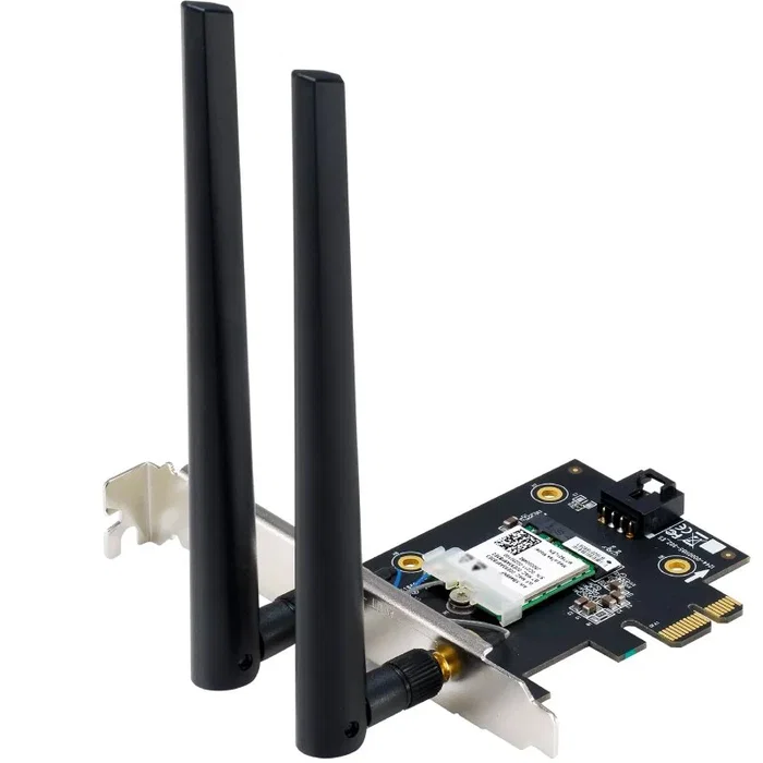 Asus PCE-BE6500 Wi-Fi 7 Bluetooth 5.4 Adaptador Tribanda PCI Express Asus PCE-BE6500 Wi-Fi 7 Bluetooth 5.4 Adaptador Tribanda PCI Express
